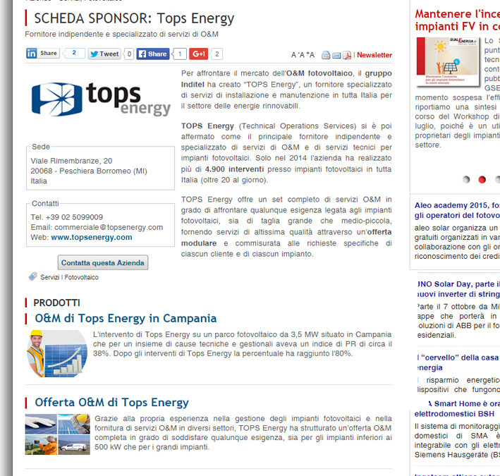 Speciale tecnico di Qualenergia.it